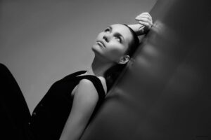 photographie portrait noir et blanc femme