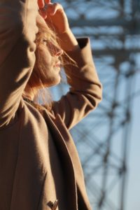 profil coucher de soleil