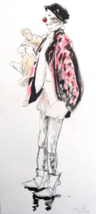 croquis-clown-canard
