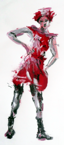 croquis-robe-rouge